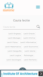 Mobile Screenshot of materie.ro